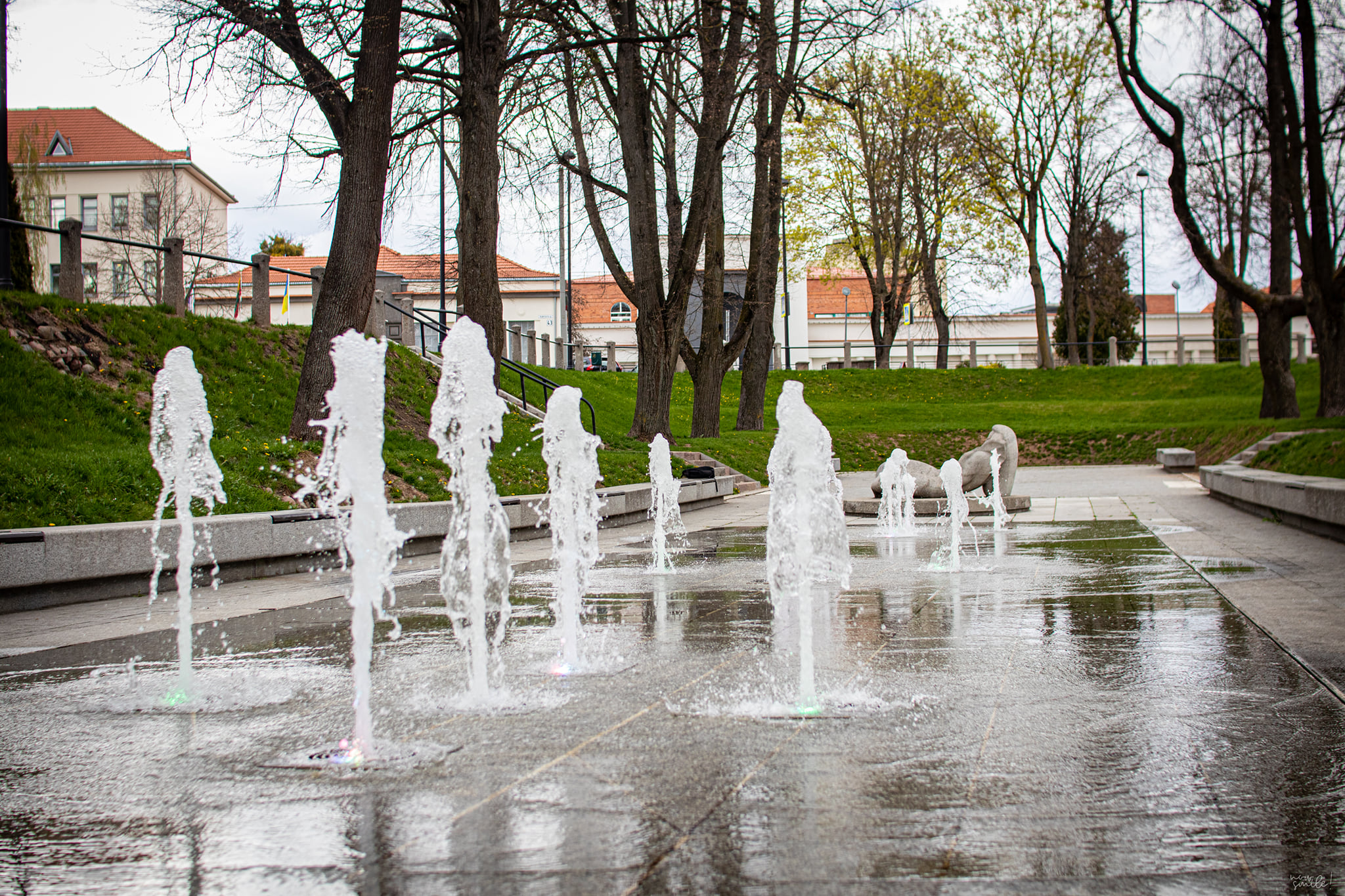 Kauko laiptų fontanas